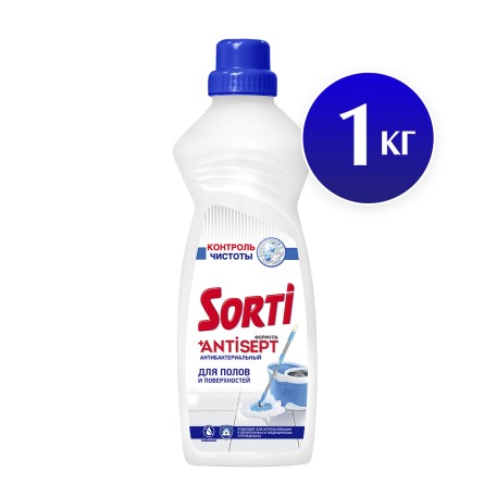 Средство для мытья полов Sorti Контроль чистоты, 900 гр